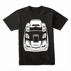 RX-7 Outline JDM T-Shirt – Minimalist Rotary Engine Sports Car Tee for Tuning & Drift Fans