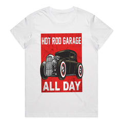 Hot Rod Garage T-Shirt – Vintage Rat Rod Classic Car Enthusiast Tee