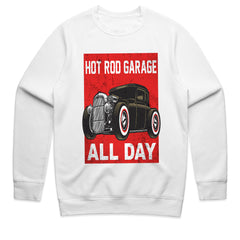 Hot Rod Garage T-Shirt – Vintage Rat Rod Classic Car Enthusiast Tee