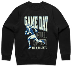 Game Day Full Speed" Football T-Shirt – All In, No Limits