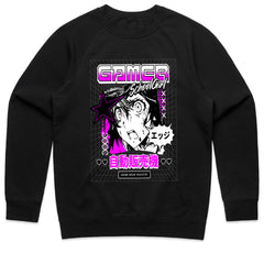 Edgy Gamer School Girl" Cyberpunk Anime T-Shirt – Japanese Aesthetic