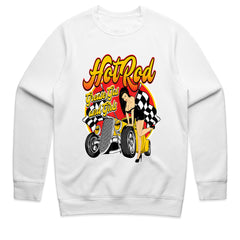 Hot Rod Pin-Up T-Shirt – Grease, Gas & Girls Vintage Rockabilly Car Tee