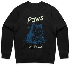 Paws to Play" Cute Gamer Cat T-Shirt – Perfect for Cat & Gaming Lovers