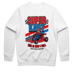 Super Kart Racing T-Shirt – Retro Gamer & Go-Kart Enthusiast Tee!