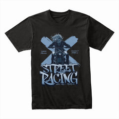 Street Racing Motorcycle Graphic T-Shirt – Rebel Biker Streetwear