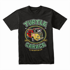 Turtle Garage – Cowabunga Classic Van T-Shirt Retro Cartoon Vibes