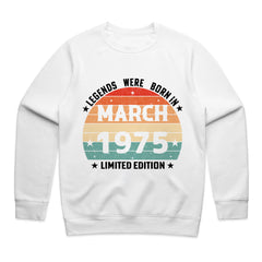 Legends Were Born in March 1975 T-Shirt