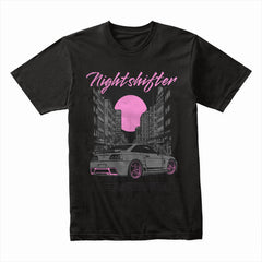 Nightshifter - Neon Noir JDM Street Racing T-Shirt