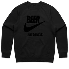 Beer Just Drink It" Graphic T-Shirt – Funny Beer Lover Tee