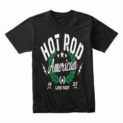 Hot Rod American – Live Fast Vintage Racing T-Shirt