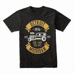 Detroit 1974 Hot Rod Classic – Vintage Muscle Car T-Shirt