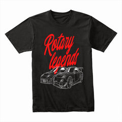Rotary Legends T-Shirt – Tribute to Iconic Wankel-Powered Sports Cars
