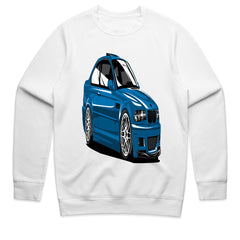 Blue E46 M3 Stance T-Shirt – Ultimate Euro Car Enthusiast Apparel