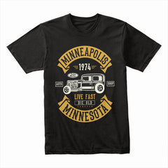 Vintage Minneapolis Hot Rod T-Shirt – Classic Muscle Car Lovers Tee