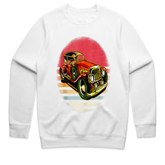 Vintage Hot Rod Sunset T-Shirt – Retro Classic Car Enthusiast Tee