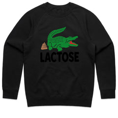 Lactose Intolerance Crocodile T-shirt - Funny and Unique Design for Laughs
