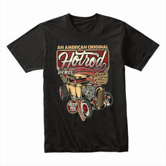 American Original Hot Rod Rebel T-Shirt – Vintage Custom Car Design