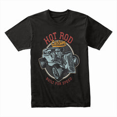 Vintage Hot Rod Custom T-Shirt – Built for Speed, Classic Muscle Car Apparel