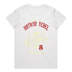 Hot Rod Rebel T-Shirt – Vintage Route 66 Classic Car Muscle Tee