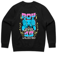 "Level 13 Unlocked Gamer T-Shirt – Cool Gaming Birthday Tee for Boys"