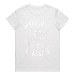 "Weekends Are Made for Classics" Vintage Hot Rod T-Shirt – Classic Car Lovers Tee