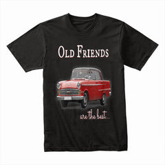 Old Friends Are The Best" Classic Car Vintage Sweatshirt