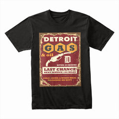 Detroit Gas & Oil" Vintage Service Station Sweatshirt