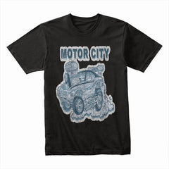 Motor City Muscle" Vintage Hot Rod Sweatshirt