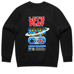 Let’s Play Retro Gamer T-Shirt – 8-Bit Pixel Nostalgia
