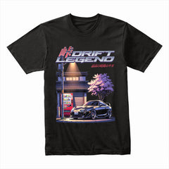 Drift Legend T-Shirt – Japanese Street Racing Night Scene
