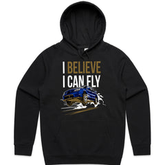 Believe I Can Fly Rally Car T-Shirt – Off-Road Adventure Tee for Motorsport Fans