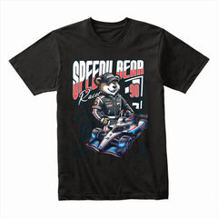Speedy Bear Racer T-Shirt – Fun Motorsport Racing Streetwear