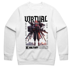 Virtual Military T-Shirt – Futuristic Cyber Warfare Aesthetic