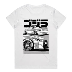 Godzilla Legends" JDM Skyline GT-R T-Shirt – Classic & Modern Duo