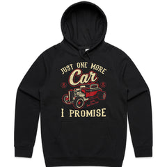 Just One More Car, I Promise" Vintage Hot Rod T-Shirt – Classic Car Enthusiast Tee