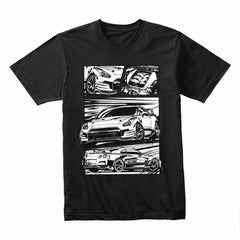 Manga Speed" Nissan GT-R Comic Style T-Shirt – JDM Racing Tee