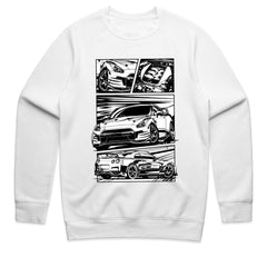 Manga Speed" Nissan GT-R Comic Style T-Shirt – JDM Racing Tee