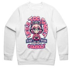 Life’s Too Short to Play Offline - Queen of the Console Gamer T-Shirt