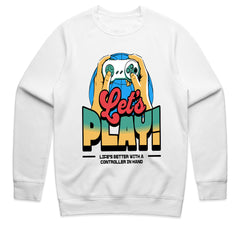 Retro "Let’s Play" Gaming T-Shirt – Vintage Gamer Aesthetic