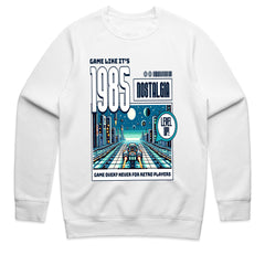 Retro Gamer T-Shirt – "1985 Nostalgia" Classic Arcade Racing Design