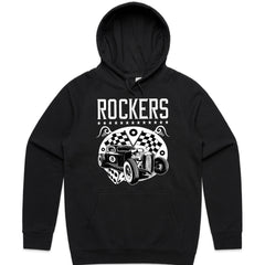 Rockers Hot Rod T-Shirt – Vintage 50s Rockabilly Classic Car Racing Tee