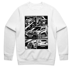 Mitsubishi EVO X JDM Manga Turbo Street Racing T-Shirt