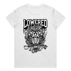 Lowered Lifestyle" Fierce Tiger Suspension T-Shirt