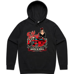 Old School Rock 'n Roll Hot Rod – Retro Pin-Up T-Shirt