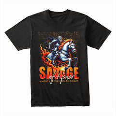 Savage of Honor – The Flaming Knight Tee