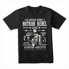 Hot Rod Rebel Classic T-Shirt – Vintage Rockabilly 1957 Custom Car Lover Tee