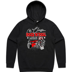 Classic 50s Rock 'n' Roll Hot Rod T-Shirt – Retro Rockabilly Car Enthusiast Tee
