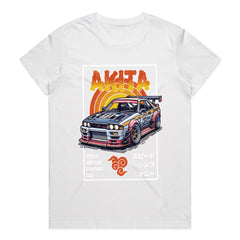 Akita Retro Drift Racing Tee – Japanese Street Style