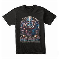 Divine Strategy T-Shirt – Mythological Chess Battle of the Gods