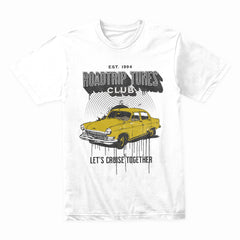 Roadtrip Tunes Club – Vintage Car Adventure Graphic T-Shirt